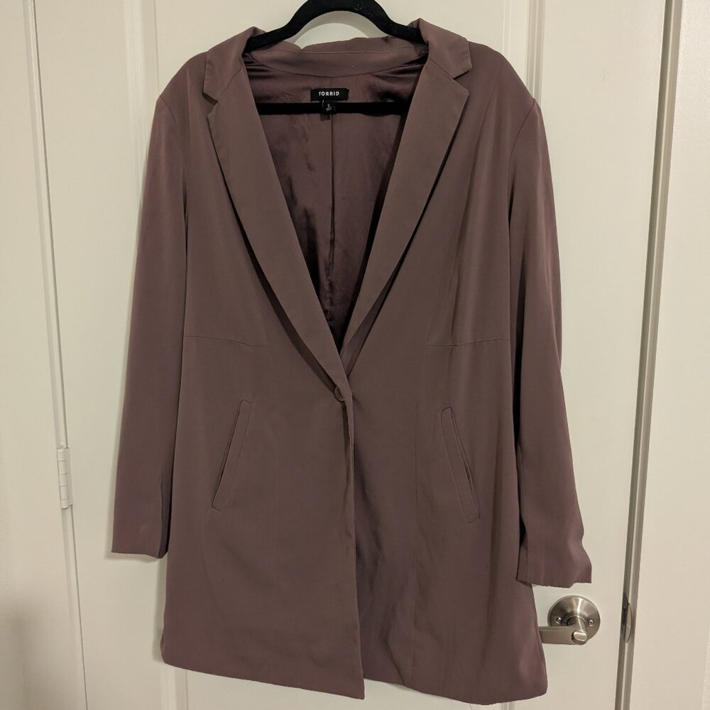 Torrid Drape Front Blazer 2X